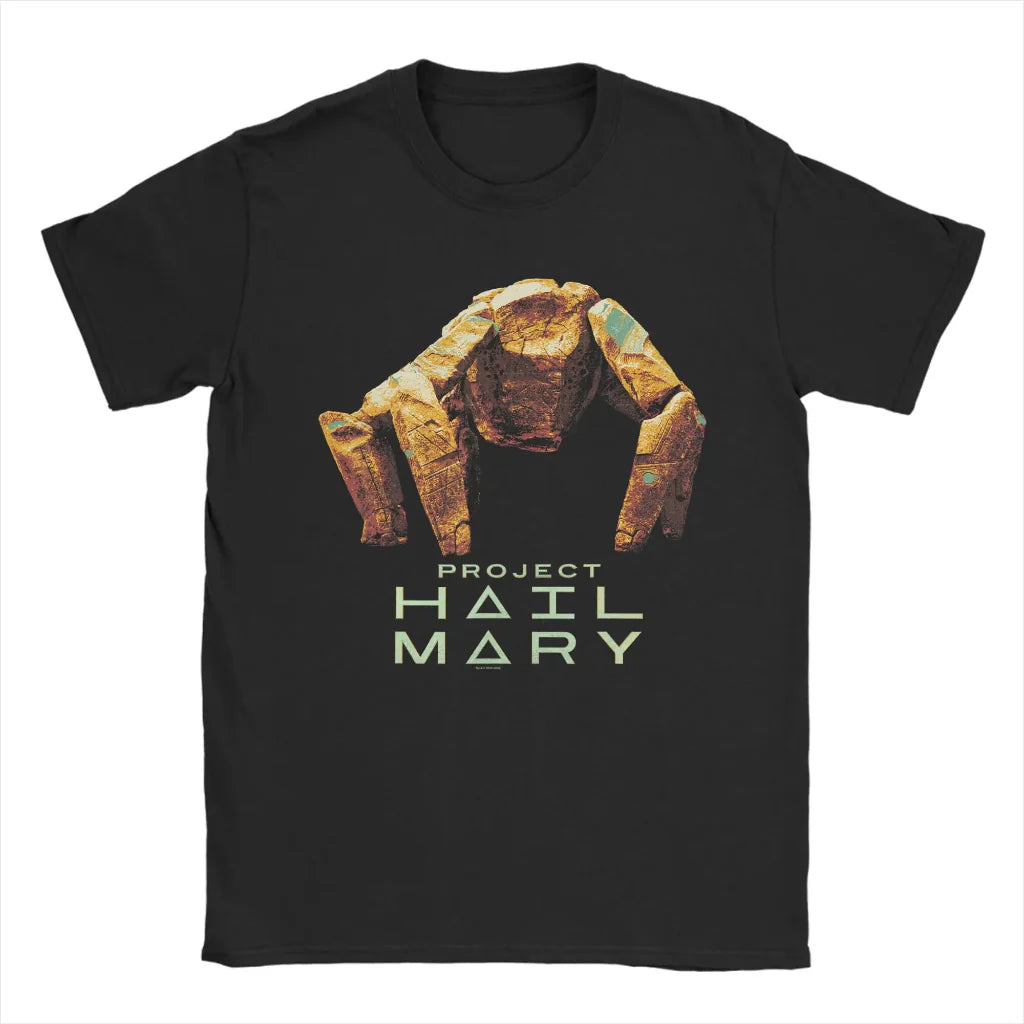 Funny Space Graphic Tee – Project Rocky Casual T‑Shirt