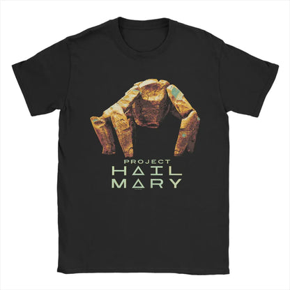 Funny Space Graphic Tee – Project Rocky Casual T‑Shirt