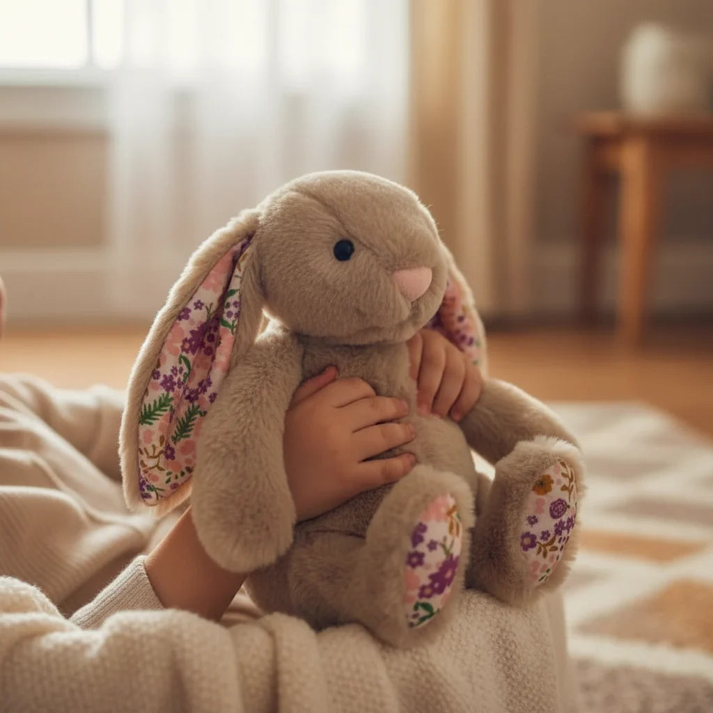 Adorable Plush Bunny-Cat Stuffed Animal Toy – Soft, Cuddly Doll Gift for Kids