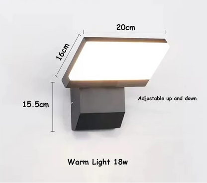 LumiFold Outdoor Wall Light - IP65 Waterproof with