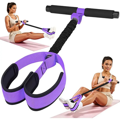 Ab Roller with Resistance Bands – Ultimate Core Workout & Fitness Trainer