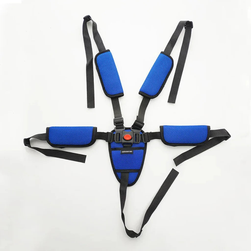 ComfortSafe Child Car Seat Harness with Adjustable Straps and Plush Padding