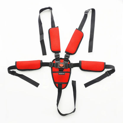ComfortSafe Child Car Seat Harness with Adjustable Straps and Plush Padding