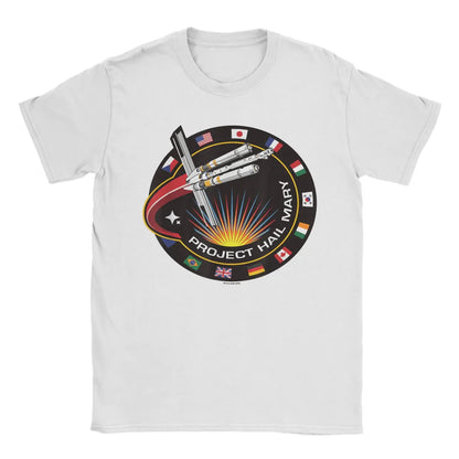 Funny Space Graphic Tee – Project Rocky Casual T‑Shirt