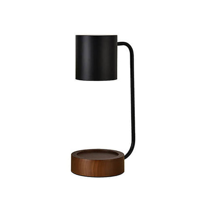 Elegant Japanese Minimalist Table Lamp — Wood & Metal