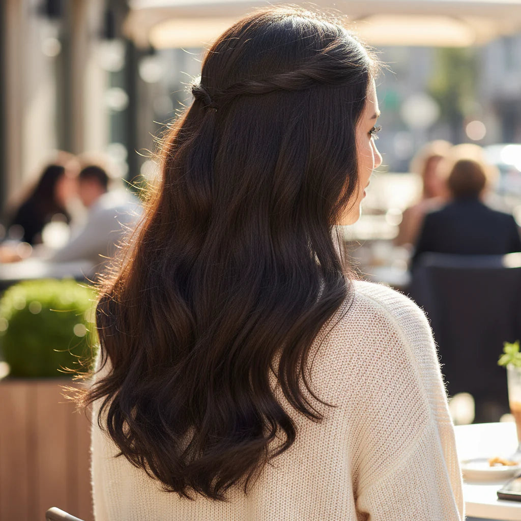 Clip-In Hair Extensions: Long, Wavy Remy Human Hair
