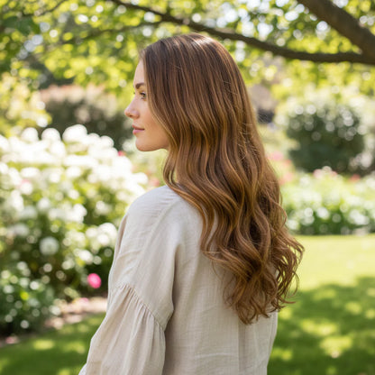 Clip-In Hair Extensions: Long, Wavy Remy Human Hair