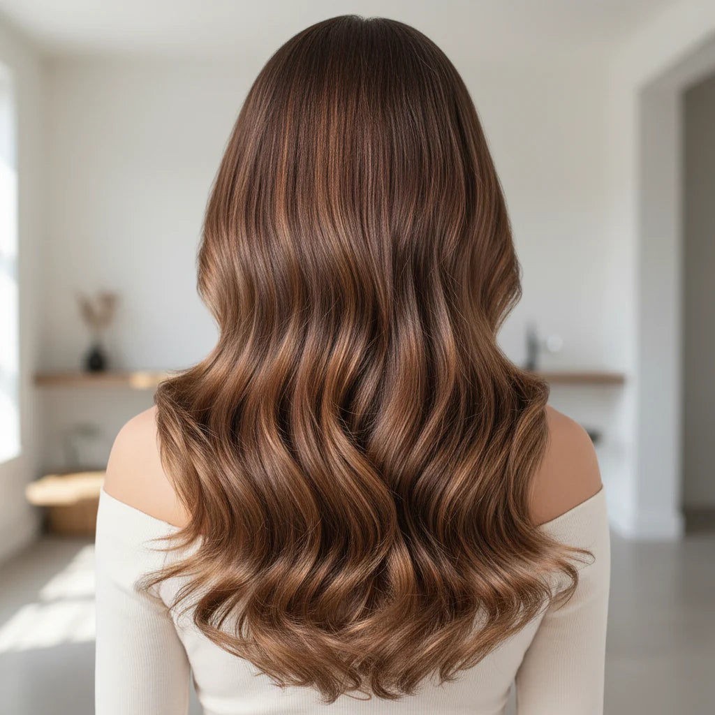 Clip-In Hair Extensions: Long, Wavy Remy Human Hair
