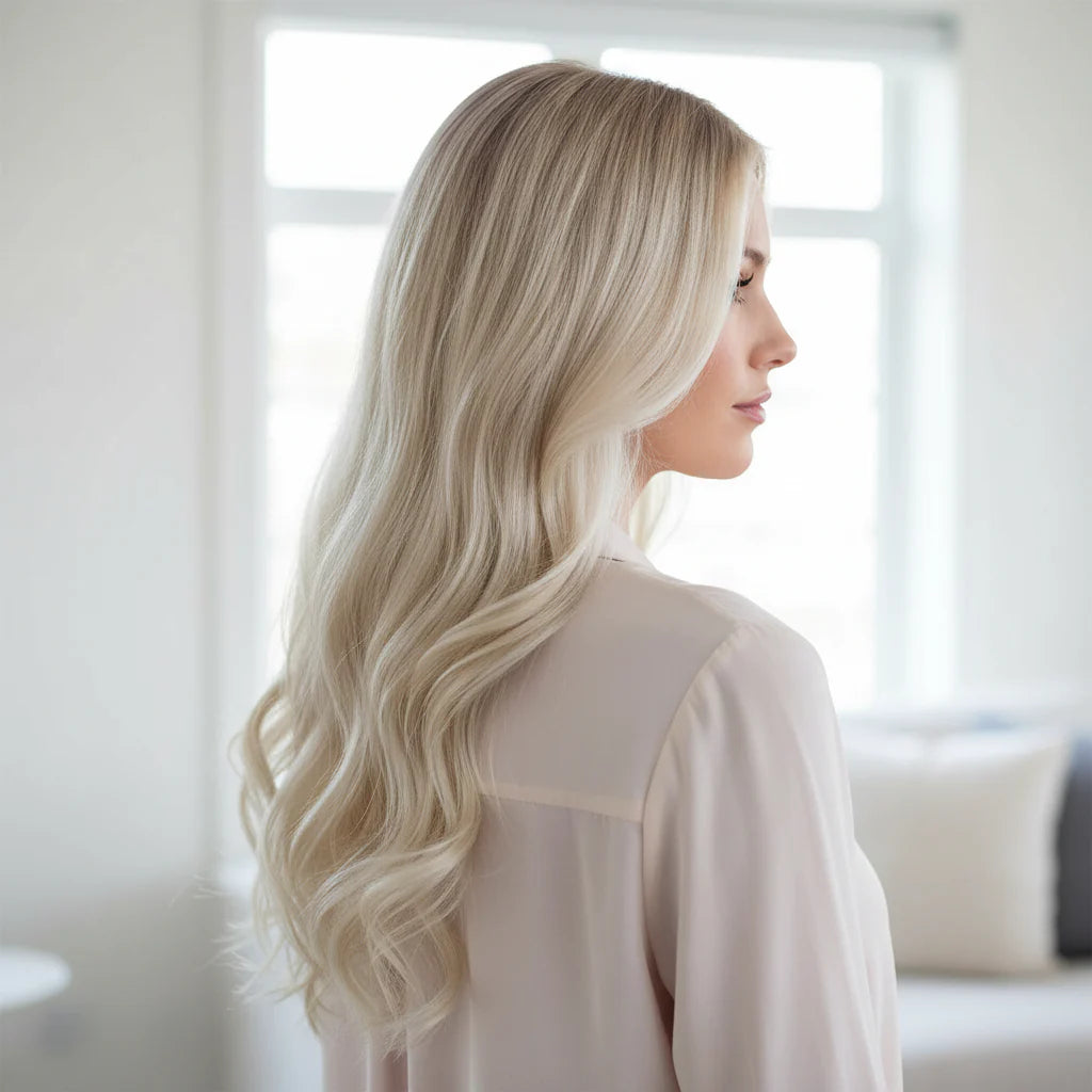 Clip-In Hair Extensions: Long, Wavy Remy Human Hair
