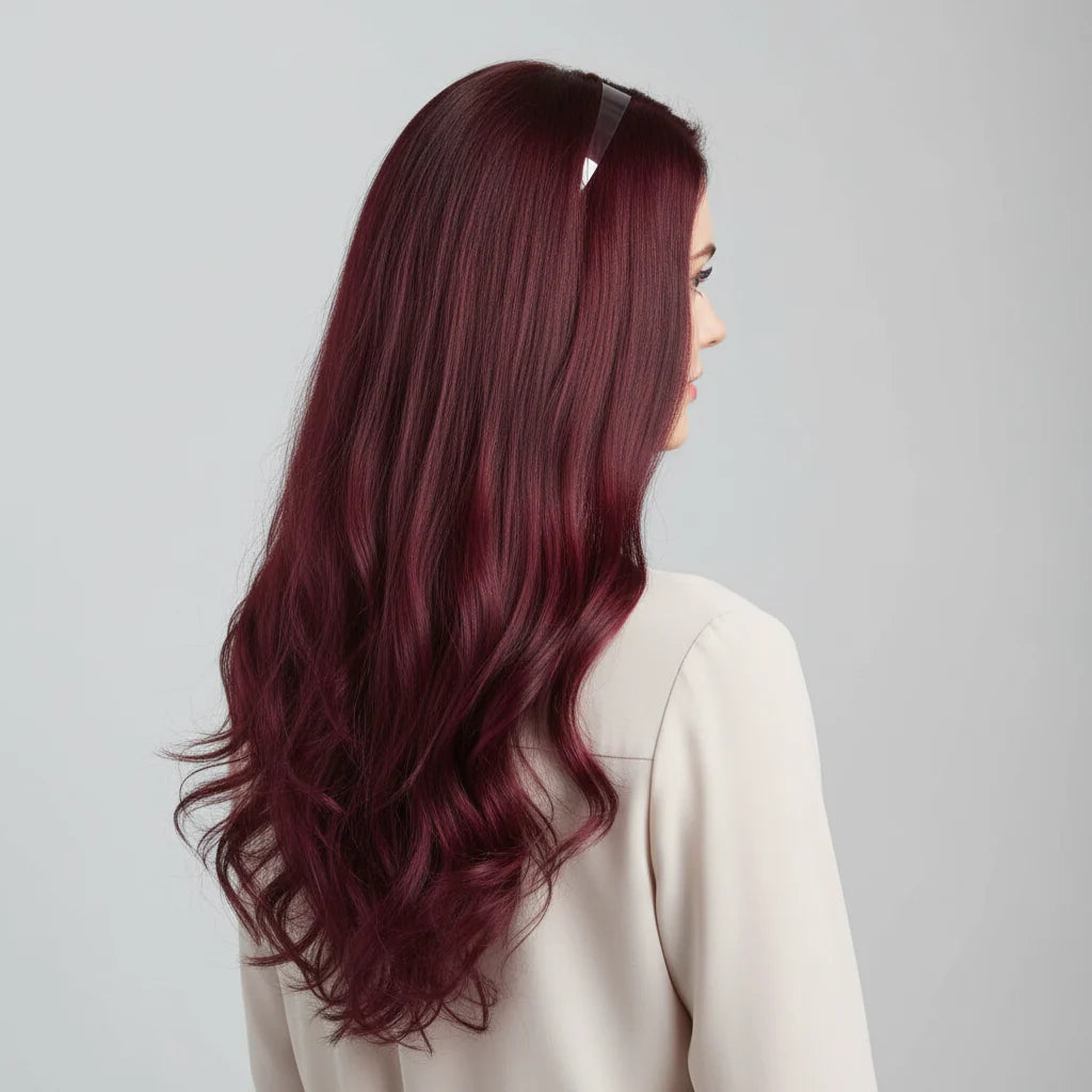 Clip-In Hair Extensions: Long, Wavy Remy Human Hair