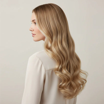 Clip-In Hair Extensions: Long, Wavy Remy Human Hair
