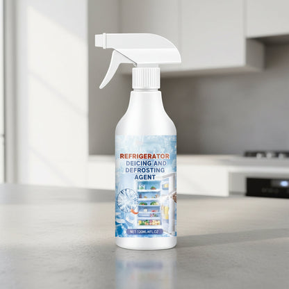 Fast-Acting Refrigerator Defrost Spray — Ice Melt & Frost Removal Cleaner