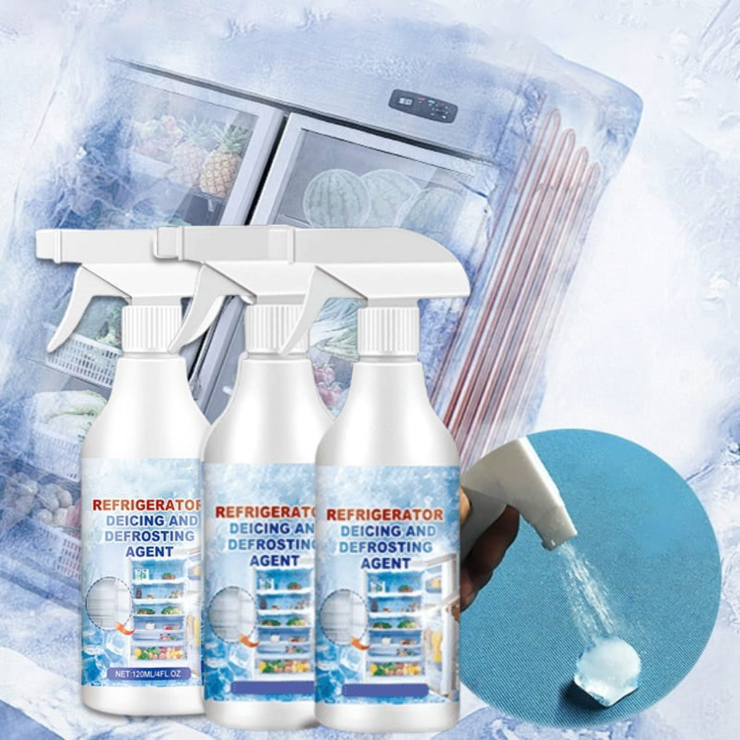 Fast-Acting Refrigerator Defrost Spray — Ice Melt & Frost Removal Cleaner