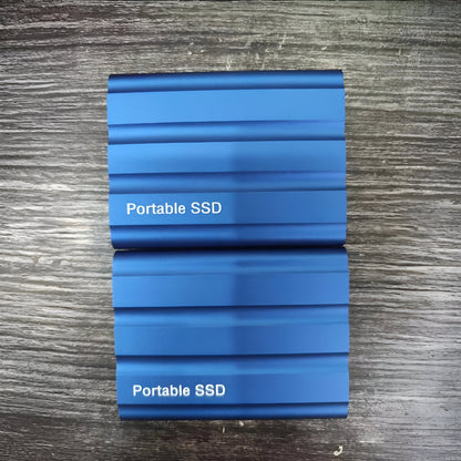 Durable Portable SSD External Drive in a Sleek Metal Enclosure