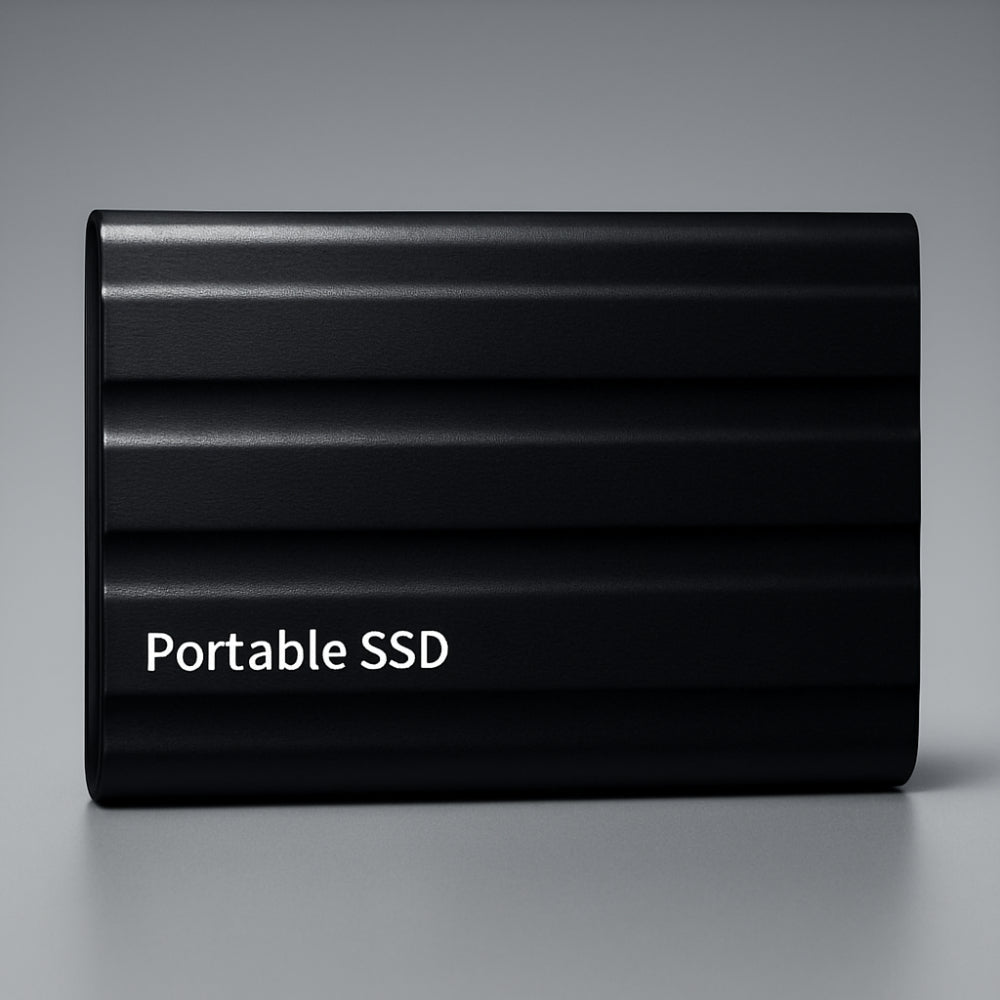 Durable Portable SSD External Drive in a Sleek Metal Enclosure
