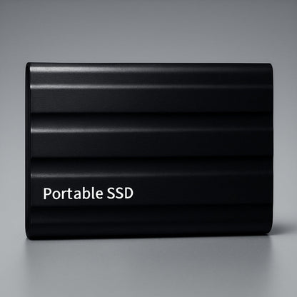 Durable Portable SSD External Drive in a Sleek Metal Enclosure