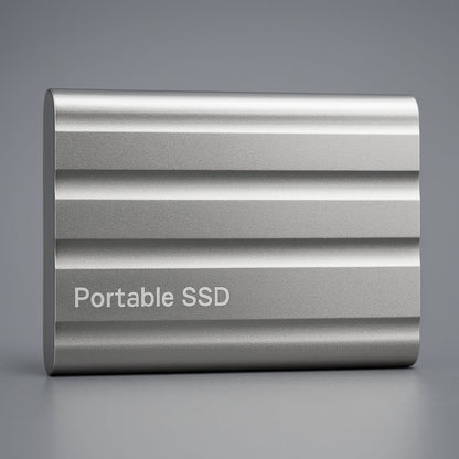 Durable Portable SSD External Drive in a Sleek Metal Enclosure