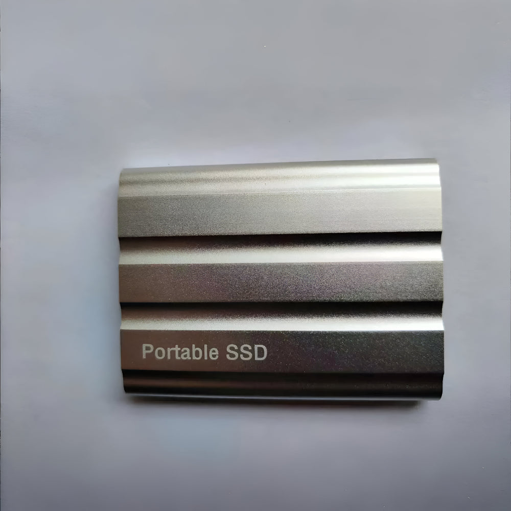 Durable Portable SSD External Drive in a Sleek Metal Enclosure