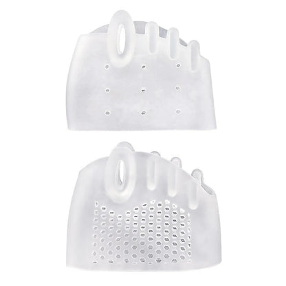 2pcs Silicone Metatarsal Pads Toe Separator Hallux Valgus Corrector Finger Bunion Orthotics Massage Forefoot Socks Foot Care Too