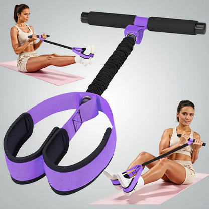 Ab Roller with Resistance Bands – Ultimate Core Workout & Fitness Trainer