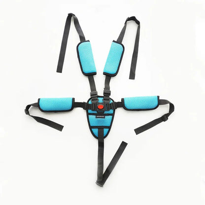 ComfortSafe Child Car Seat Harness with Adjustable Straps and Plush Padding