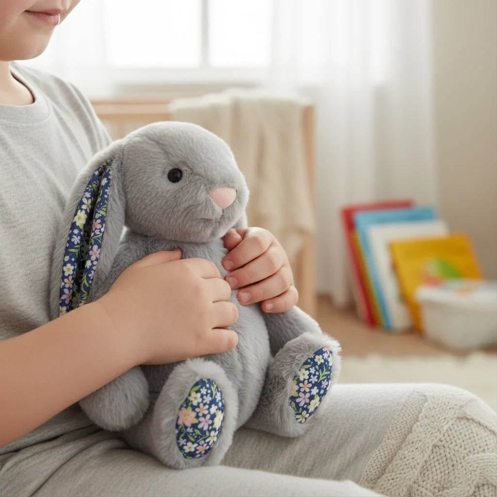 Adorable Plush Bunny-Cat Stuffed Animal Toy – Soft, Cuddly Doll Gift for Kids