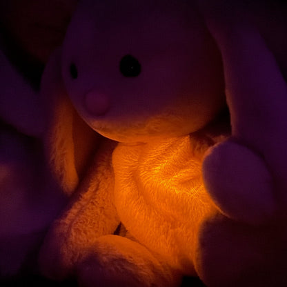 Breathing Plush Bunny: Calming Stuffed Animal for Relaxation for Kids and Adults