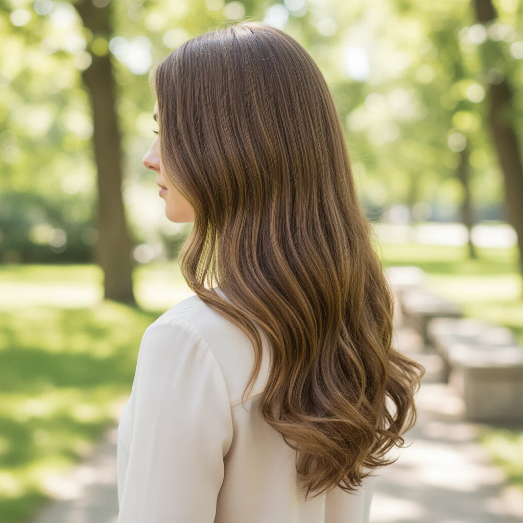 Clip-In Hair Extensions: Long, Wavy Remy Human Hair