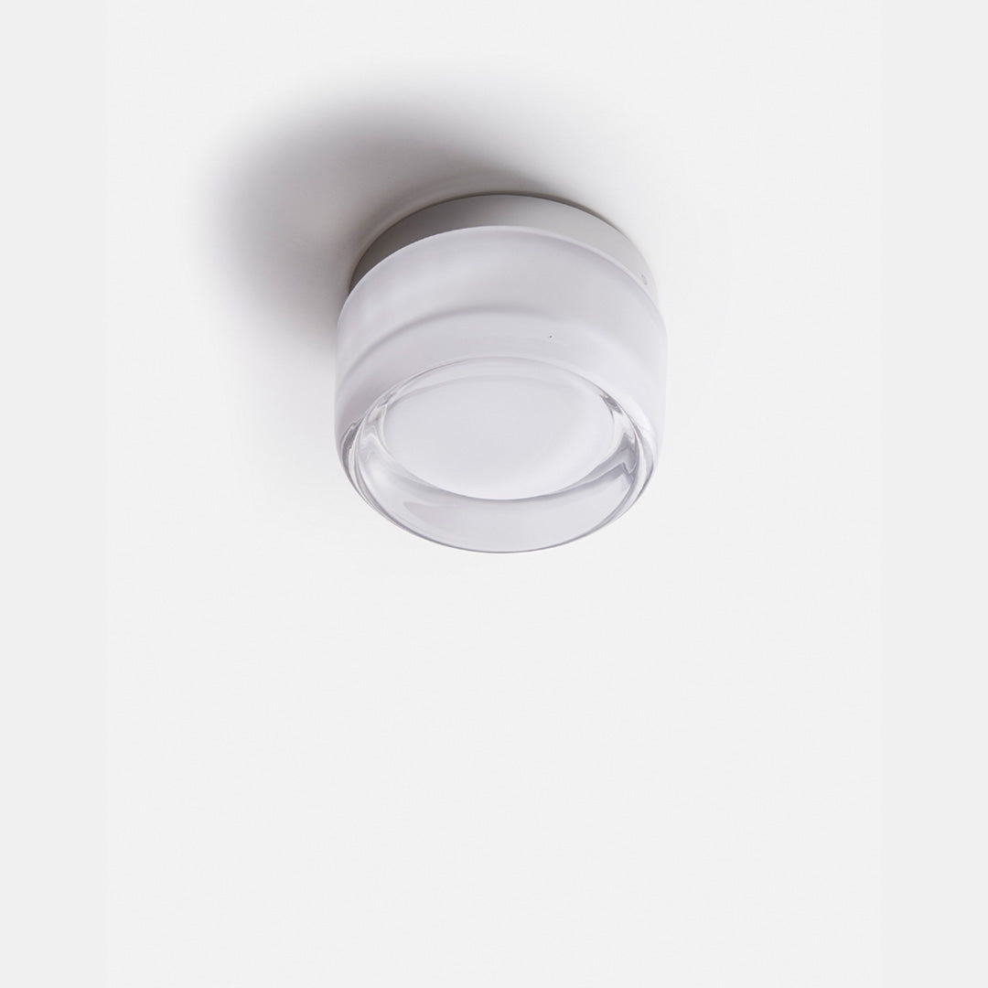 Applique Murale LED Dimple – Verre Texturé, Diamètre 10–12 cm, Design Moderne