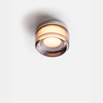 Applique Murale LED Dimple – Verre Texturé, Diamètre 10–12 cm, Design Moderne