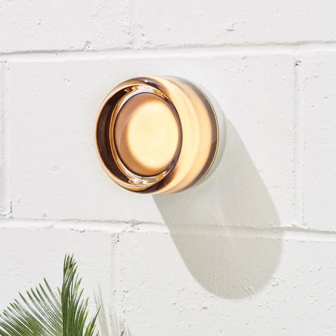 Applique Murale LED Dimple – Verre Texturé, Diamètre 10–12 cm, Design Moderne