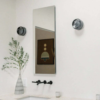 Applique Murale LED Dimple – Verre Texturé, Diamètre 10–12 cm, Design Moderne