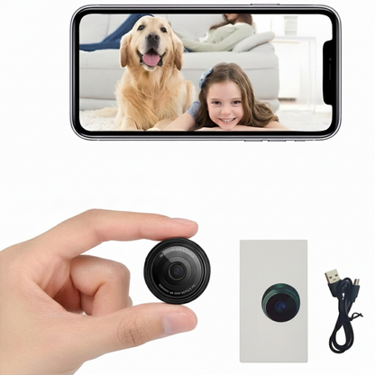 HD Wireless Mini Security Camera with WiFi and Magnetic Mount