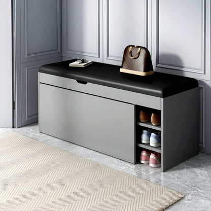 Foldable Shoe Rack Bench – Space-Saving Storage Cabinet with Easy Fold Design