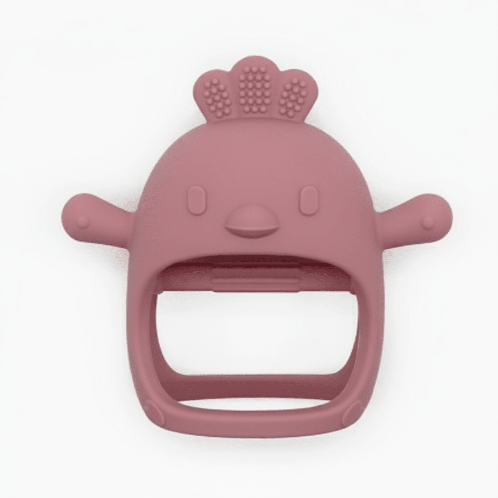 Baby Teething Mitten – Silicone Chew Glove for Soothing Sore Gums