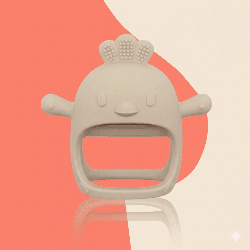 Baby Teething Mitten – Silicone Chew Glove for Soothing Sore Gums