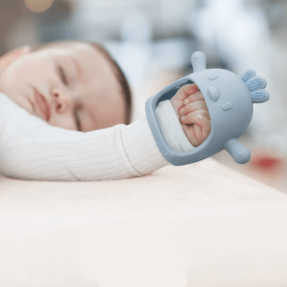 Baby Teething Mitten – Silicone Chew Glove for Soothing Sore Gums