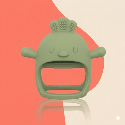 Baby Teething Mitten – Silicone Chew Glove for Soothing Sore Gums