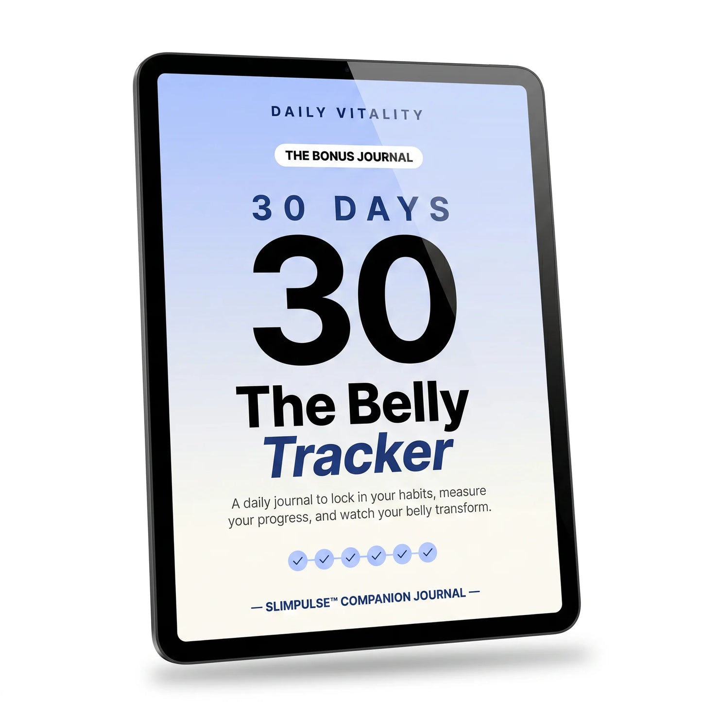 30 Day Belly Tracker Journal