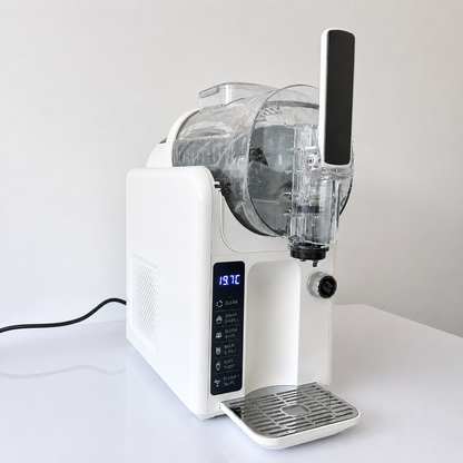 Countertop Slushy Machine with Dual Bowls – Create Quick, Refreshing Frozen Slushies at Home