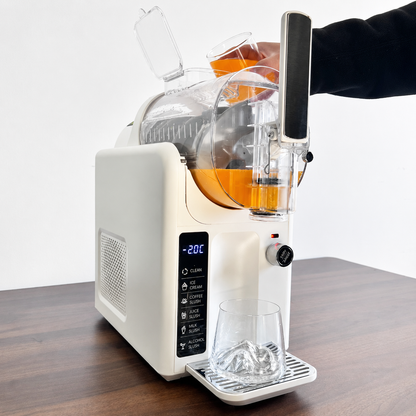 Countertop Slushy Machine with Dual Bowls – Create Quick, Refreshing Frozen Slushies at Home
