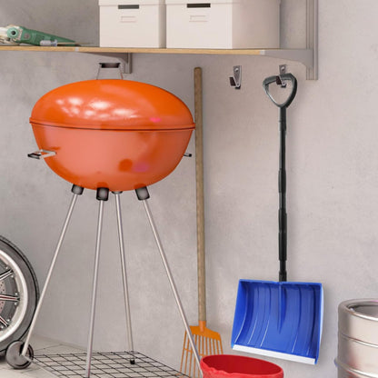 Adjustable-Handle Snow Shovel with Wide Blade Plastic Scoop Tool