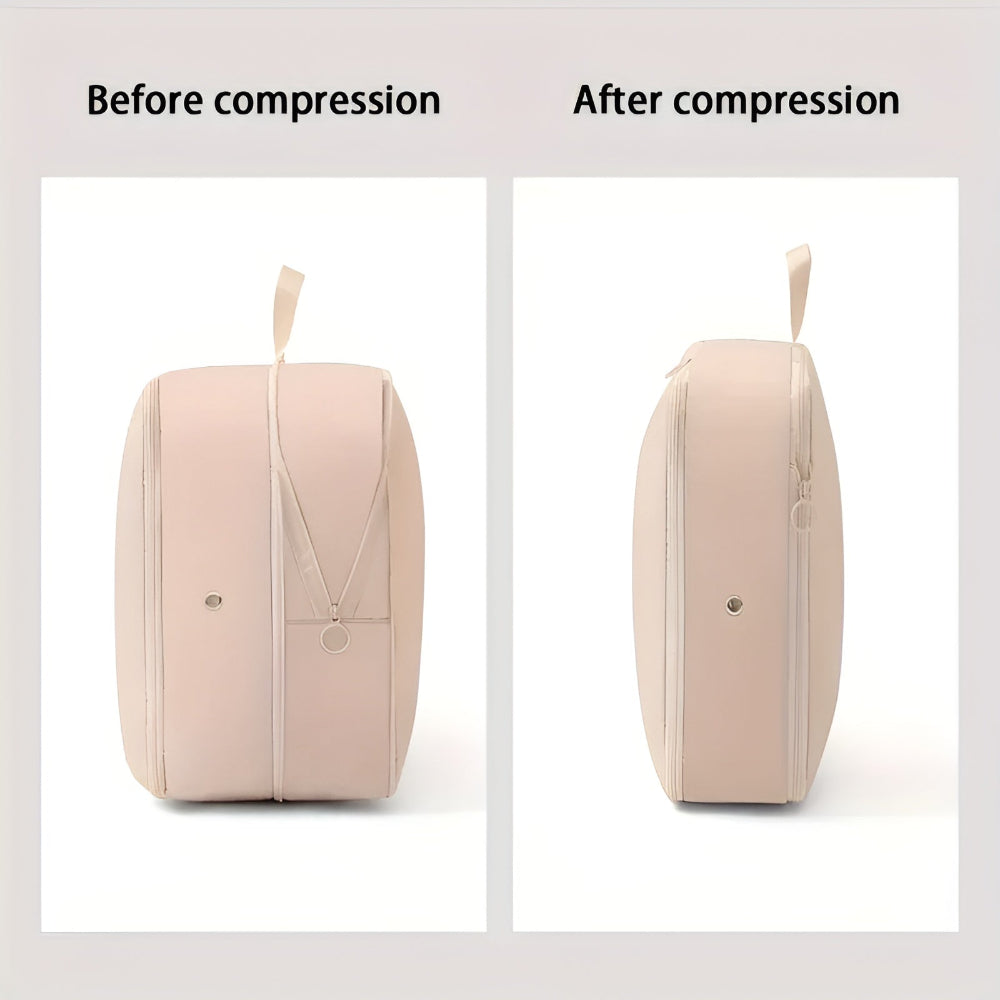 Compression Storage Bags for Clothes and Bedding – Space-Saving Closet Organizer