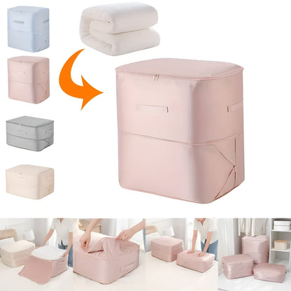 Compression Storage Bags for Clothes and Bedding – Space-Saving Closet Organizer
