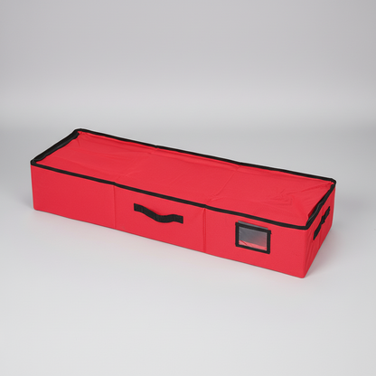 Durable 3-Tray Ornament Storage Box in 600D Oxford Fabric