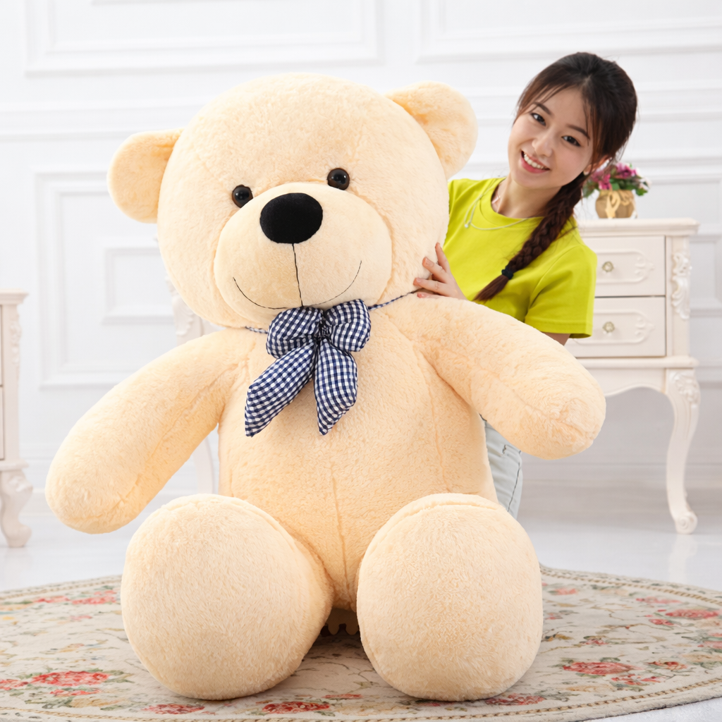 Giant Plush Teddy Bear - Ultra-Soft Stuffed Animal for Kids and Gifts