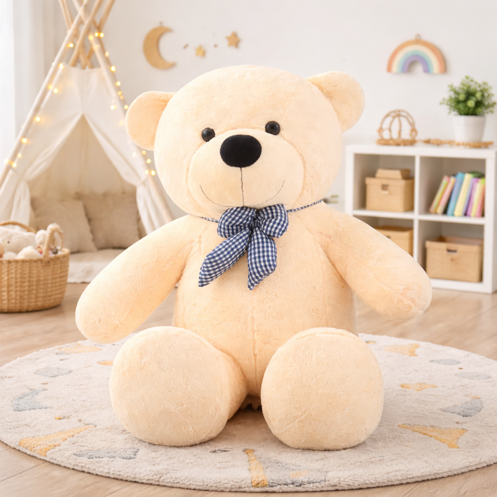 Giant Plush Teddy Bear - Ultra-Soft Stuffed Animal for Kids and Gifts