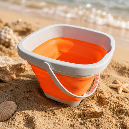 Foldable Sand Bucket & Kids Beach Toy Set — Ideal Summer
