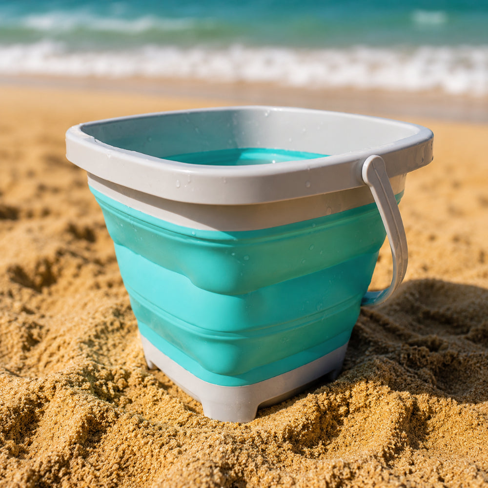 Foldable Sand Bucket & Kids Beach Toy Set — Ideal Summer