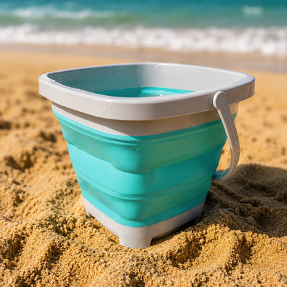 Foldable Sand Bucket & Kids Beach Toy Set — Ideal Summer